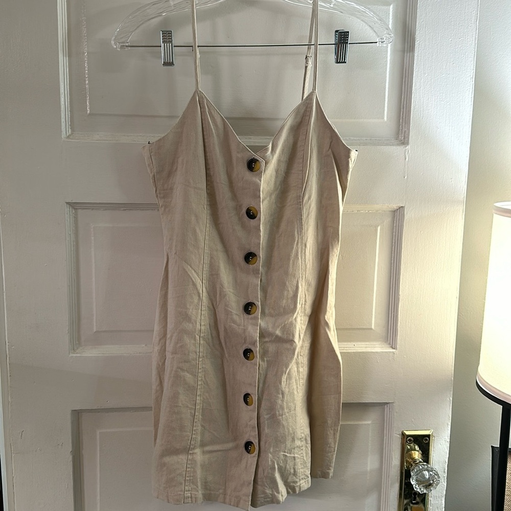 Button front dress
